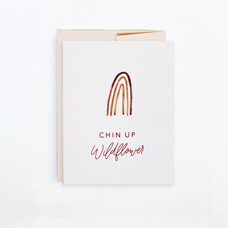 Chin Up Wildflower Card | Native Poppy
