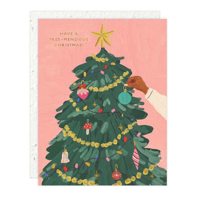 Christmas Tree Hanging – Christmas Card
