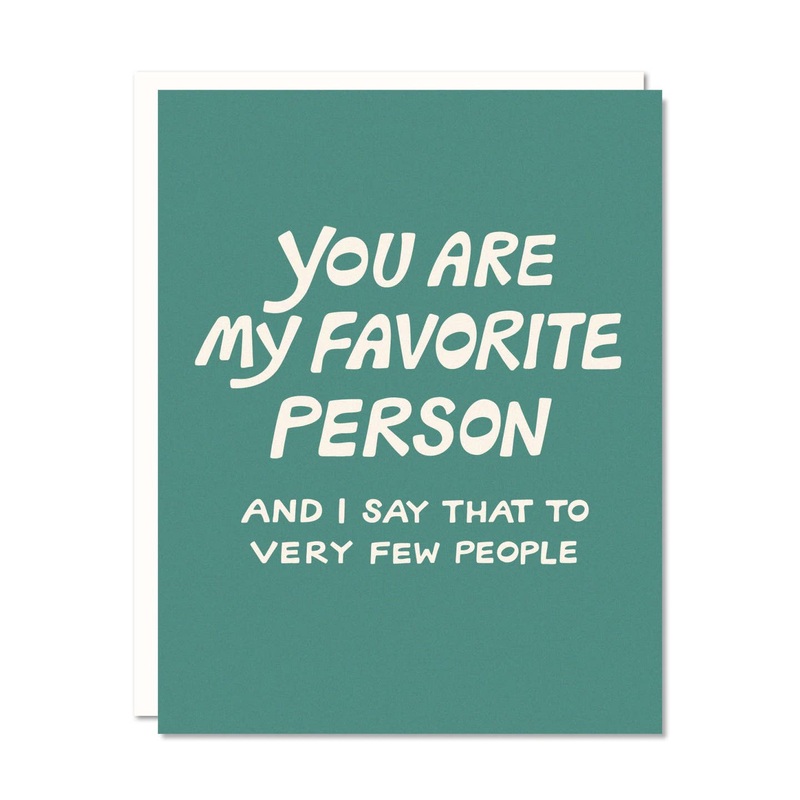 Favorite Person Card | Odd Daughter Paper Co.
