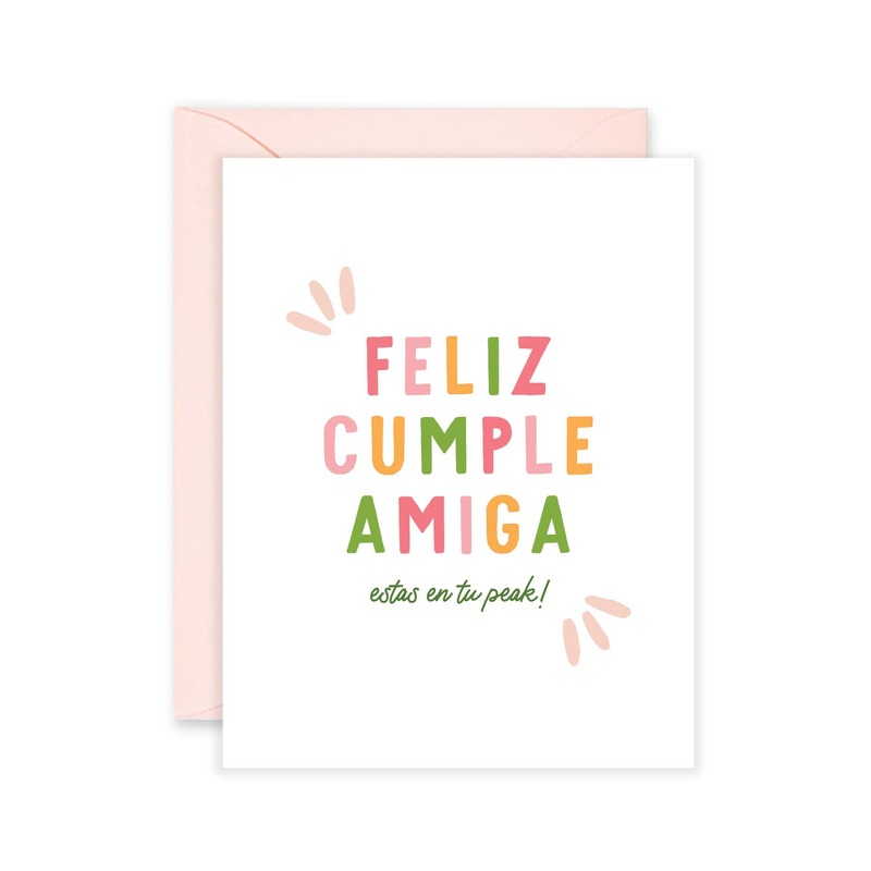 Feliz Cumple Amiga – Spanish Birthday Card