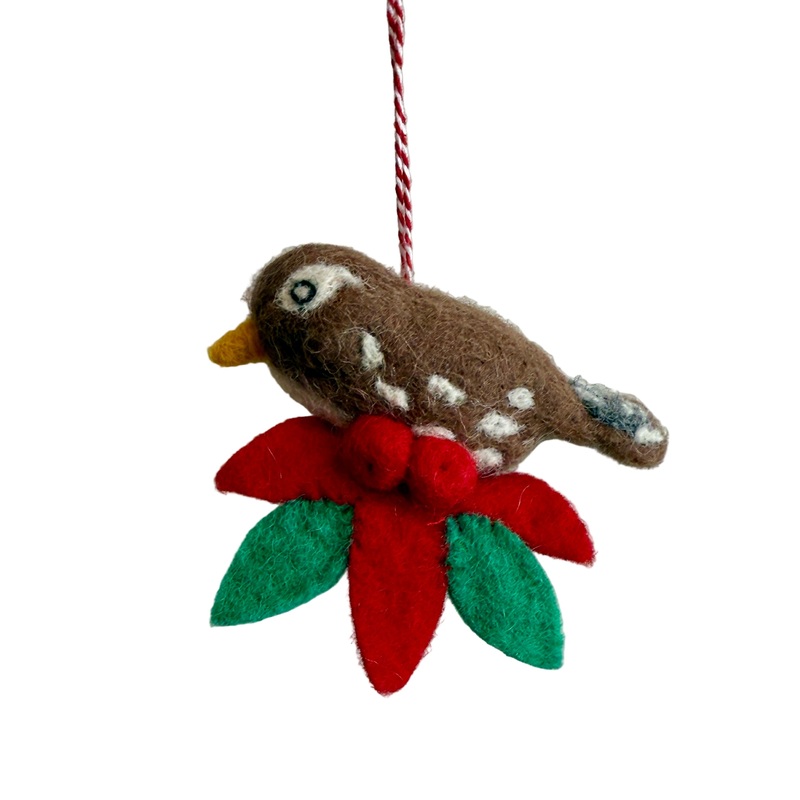 Felt Bird Ornament