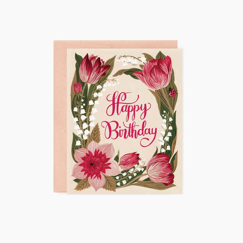 Garden Birthday Card | Oana Befort