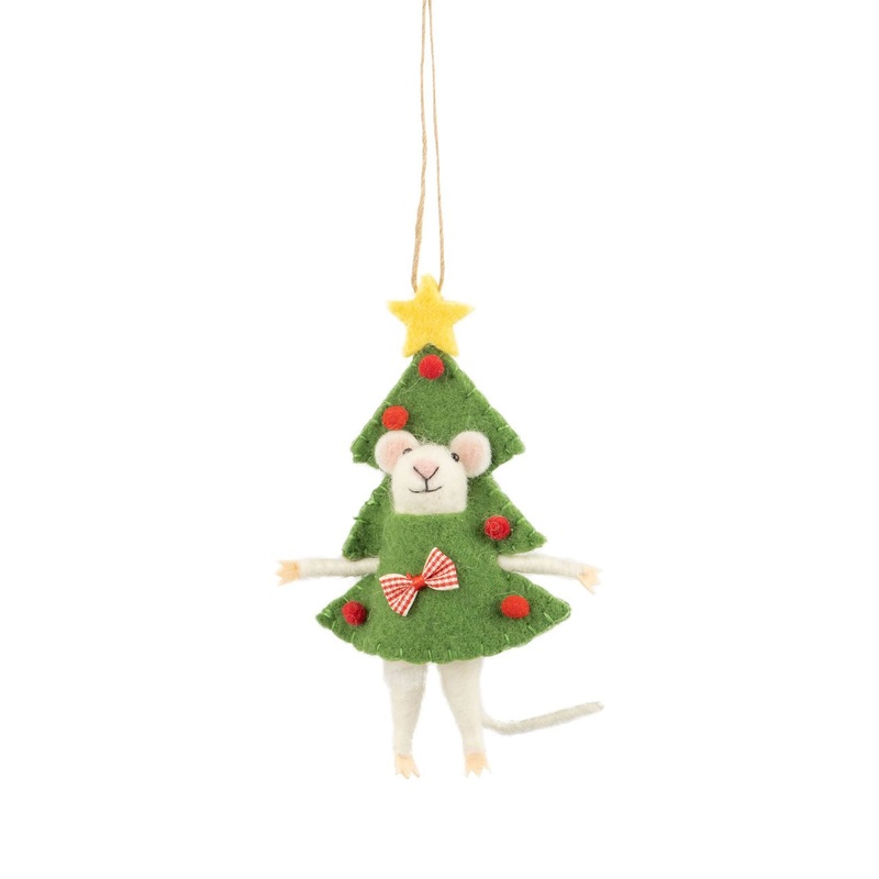 Mouse in Tree Suit Costume