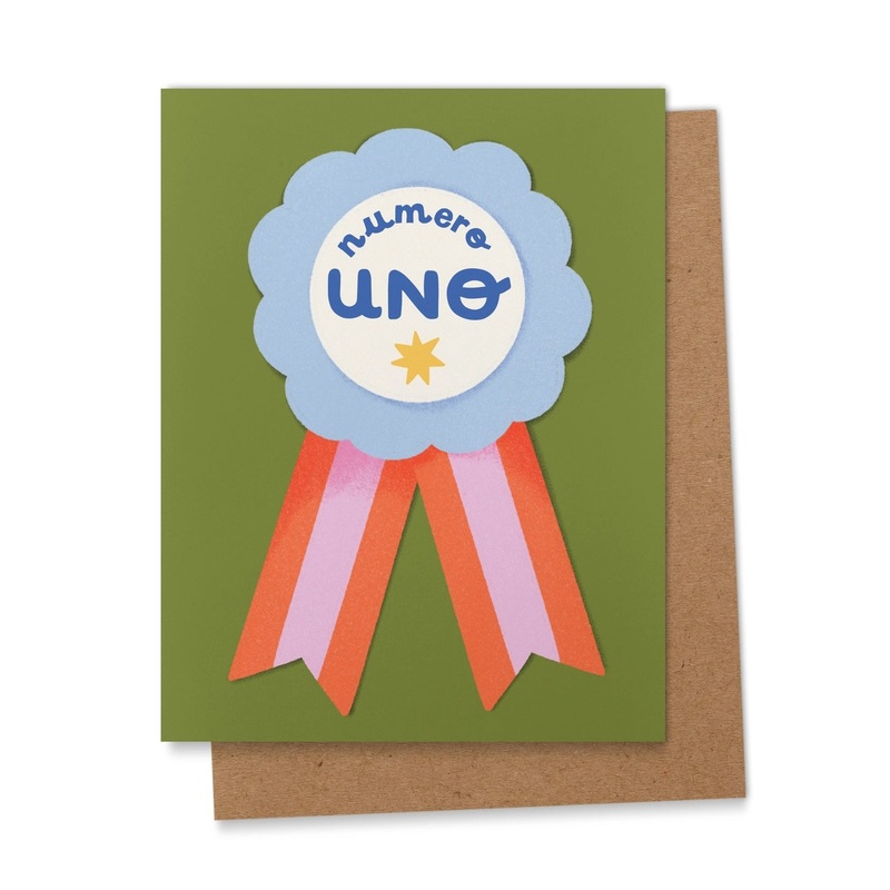 Numero Uno Greeting Card