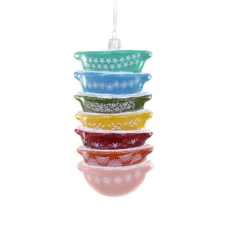 Pyrex Stack Glass Ornament