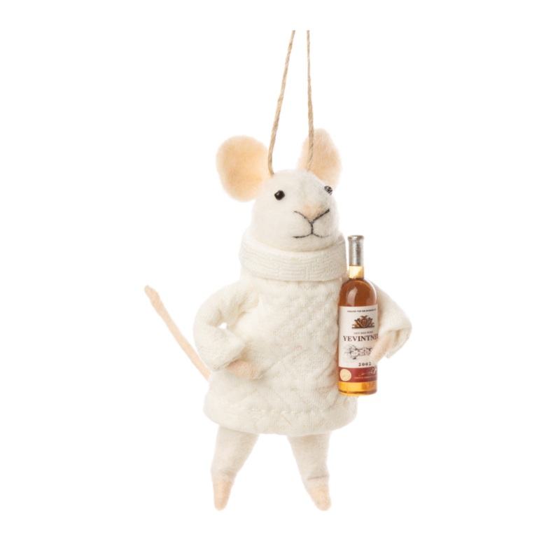 Vino Mouse Ornament