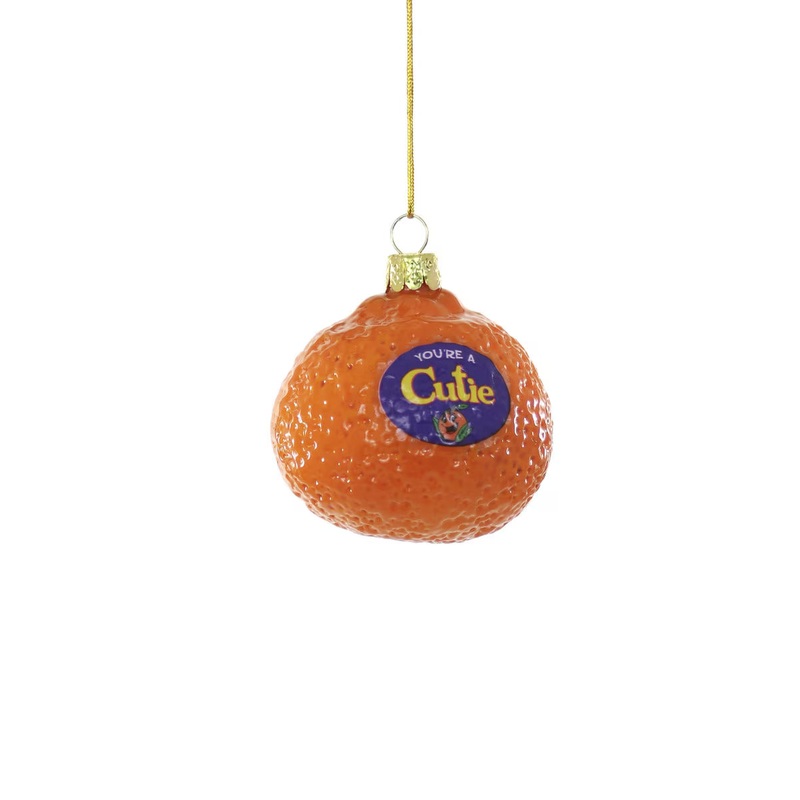 You’re a Cutie Clementine Glass Ornament