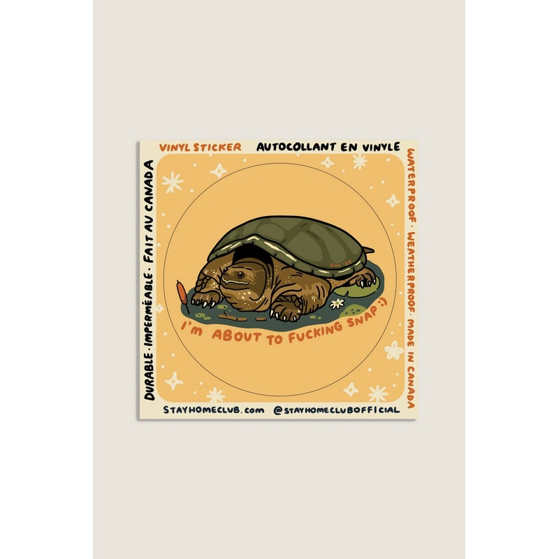 About to Snap Sticker | Waterproof Vinyl Sticker