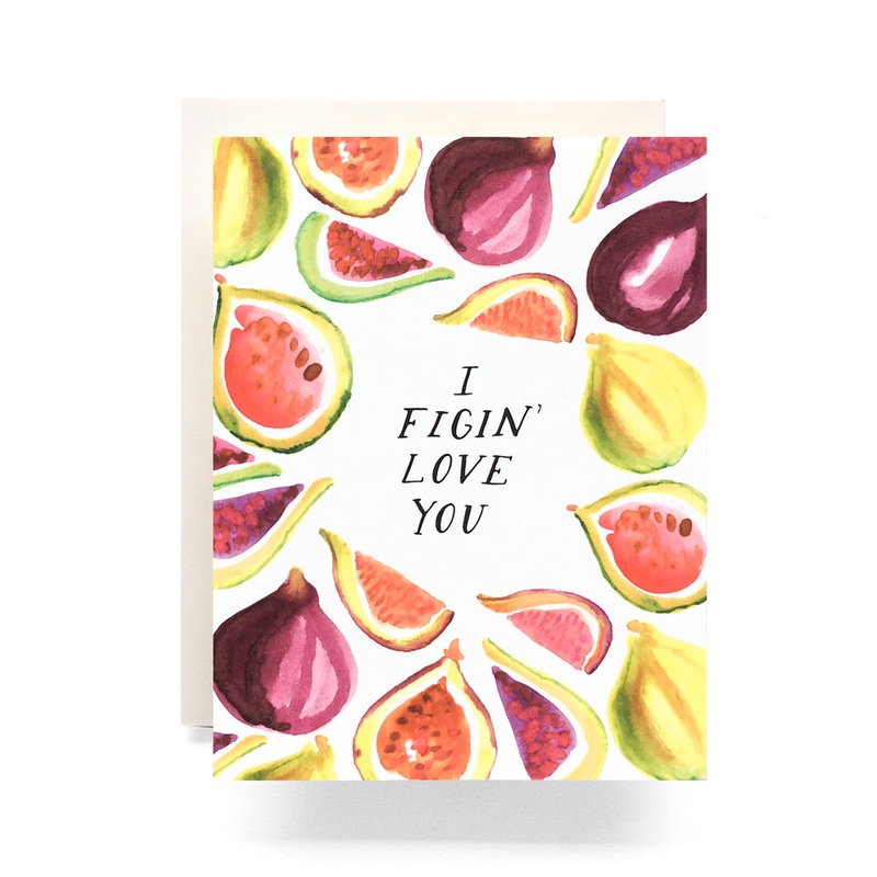 I Figin Love You Card | Antiquaria