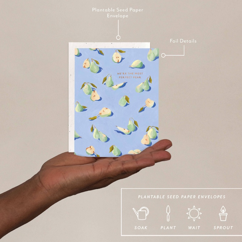 Perfect Pear – Love + Friendship Card