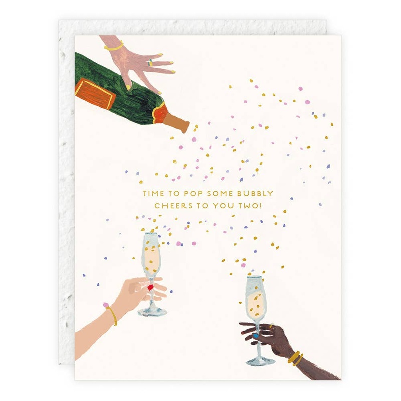Pop Some Bubbly – Wedding + Engagement Card