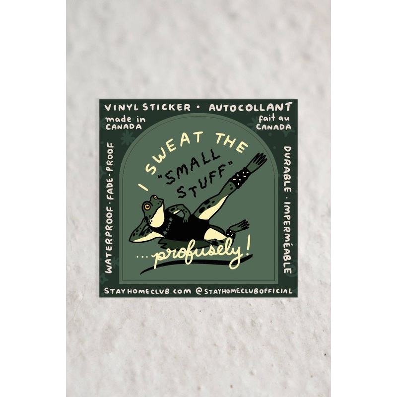 Sweat the Small Stuff Sticker | Waterproof Vinyl Sticker