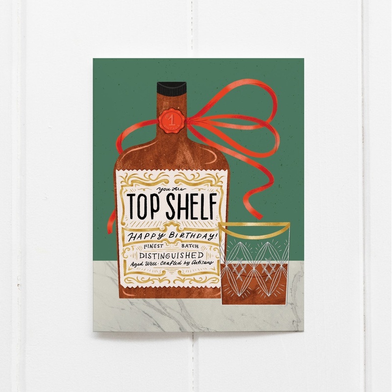 Top Shelf Birthday Card