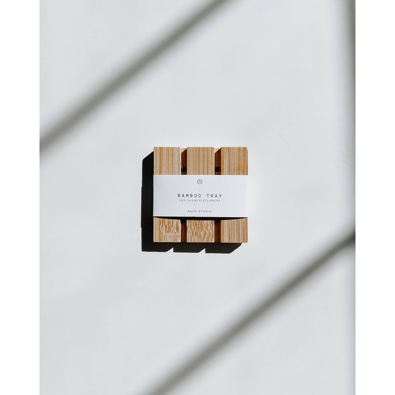 Bamboo Shower Steamer Tray
