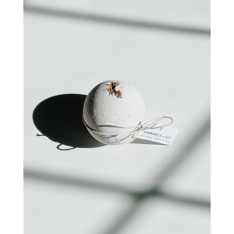 Chamomile + Oat Bath Bomb