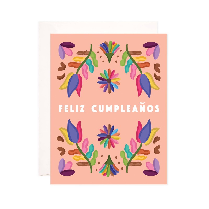 Feliz Cumpleaos Spanish Birthday Card | Bloomwolf Studio