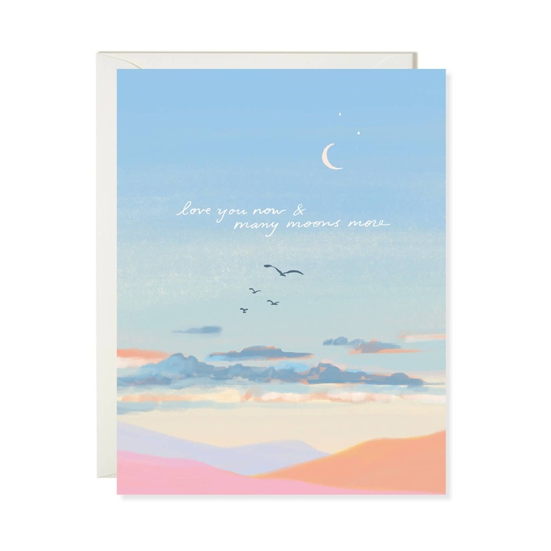 Love You Many Moons Card