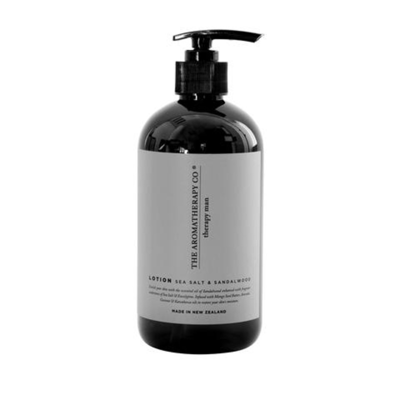 THE AROMATHERAPY CO: Therapy Man | Hand & Body Lotion – Sandalwood & Sea Salt