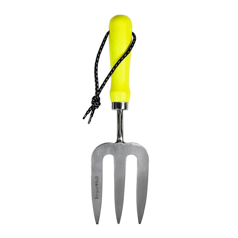 BURGON & BALL: Florabrite Hand Fork | Yellow
