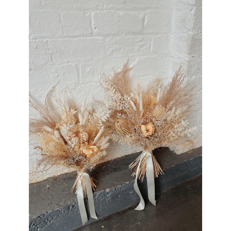 Dried Bridesmaid Bouquet