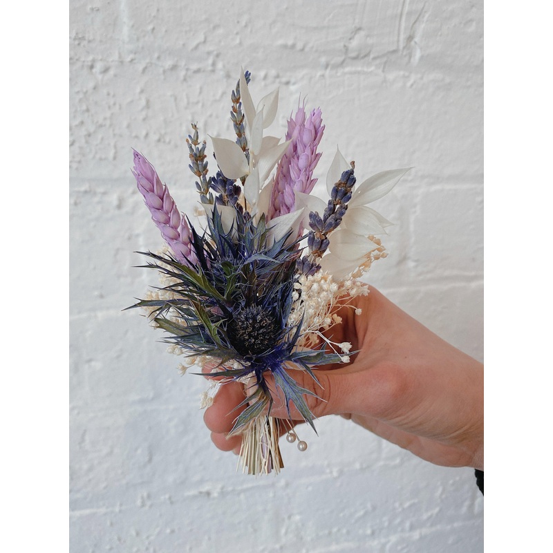 Dried Buttonhole / Pin On Corsage
