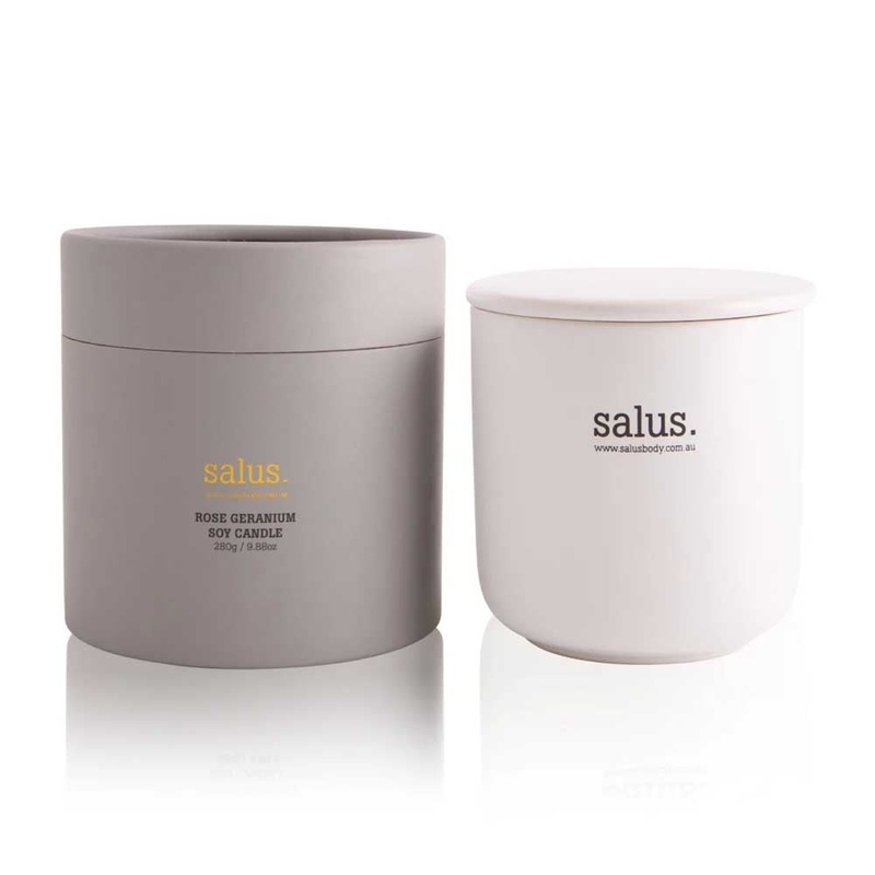 SALUS: Soy Candle | Rose Geranium 280g