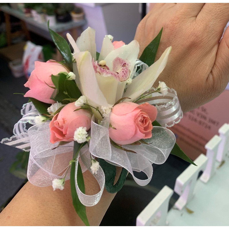 Beautiful Blush Corsage-Standard