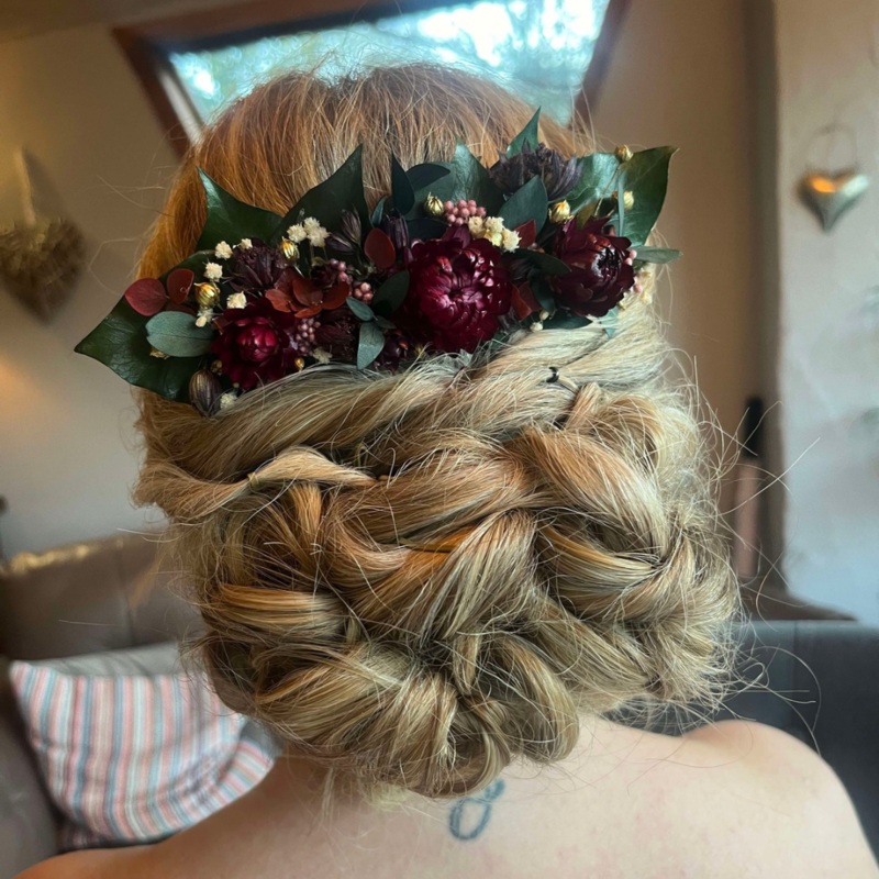 Dried Flower Hair comb-Small 7.5cm & Medium 10cm