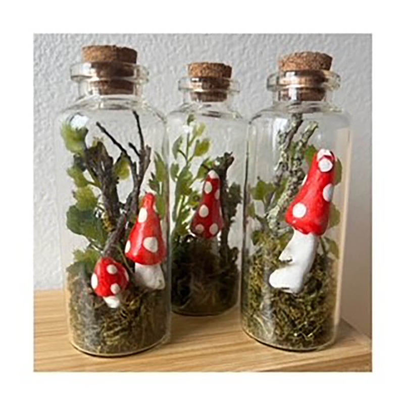 LULU & ANGEL: Spotty Toadstool Terrarium | Mini