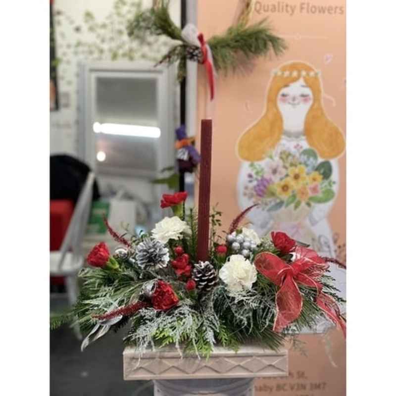 Frosty Winter Centerpiece-Standard