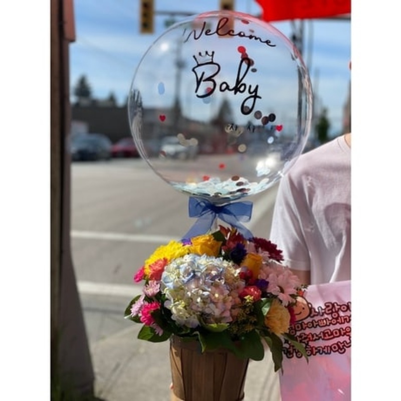 Welcome Baby Basket-Standard & Deluxe