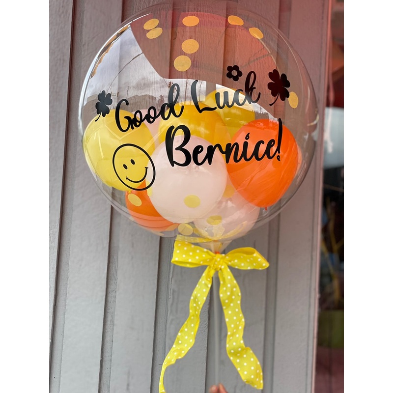 Yellow Bubble Balloon