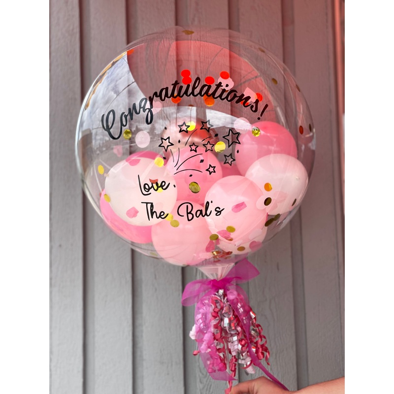Pink Bubble Balloon