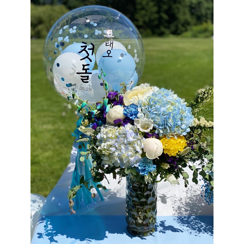 Sky Blue Bubble Balloon