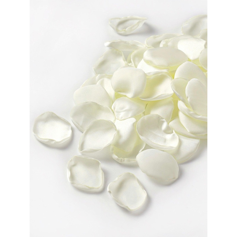 200pcs Ivory Silk Rose Petals