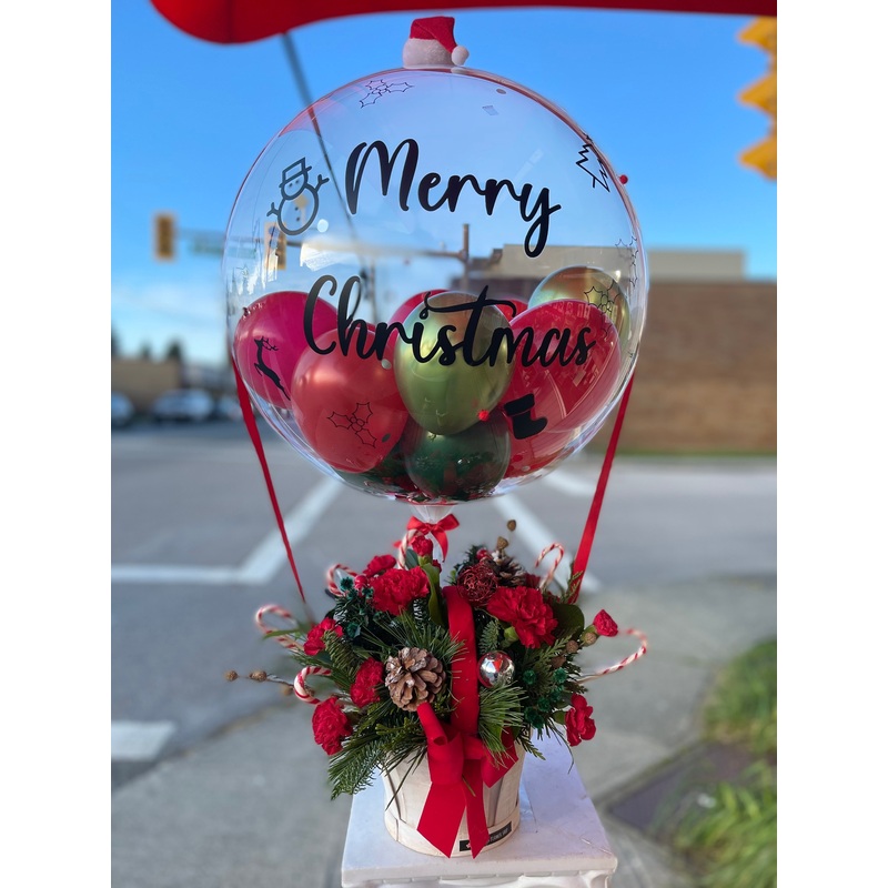 Candy Cane Surprise Basket-Standard & With Lights