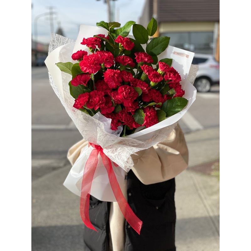 Crazy for You-Standard – Carnations Only & Deluxe – Carnations & Roses