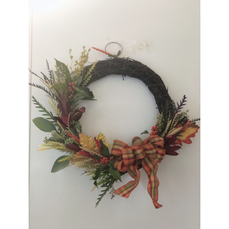 Fall Wreath-Standard & Half Ring Wreath & Deluxe Wreath