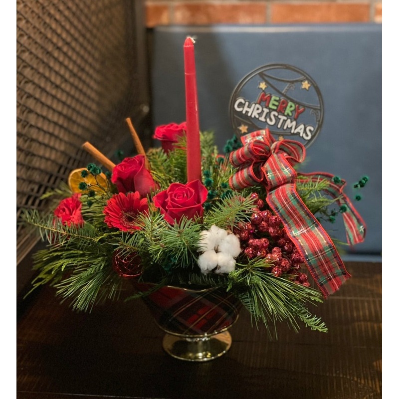 Gather Around Centerpiece-Centerpiece & Cake & Balloon Set