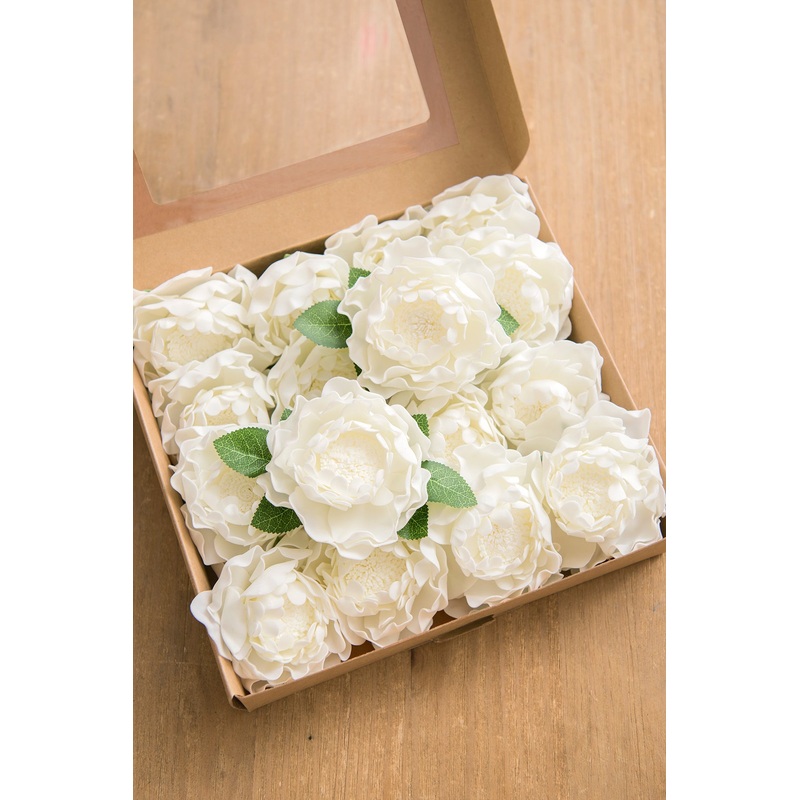 4 Foam Blooming Peony with Stem