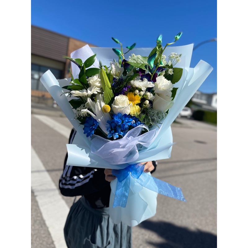 Royal Blue Bouquet-Standard & Deluxe