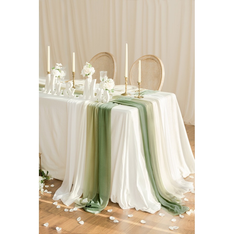Weave Wedding Table Runner for Reception (Set of 8)