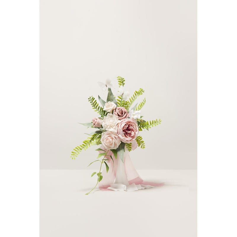 Bridesmaid Posy in Dusty Rose & Ivory