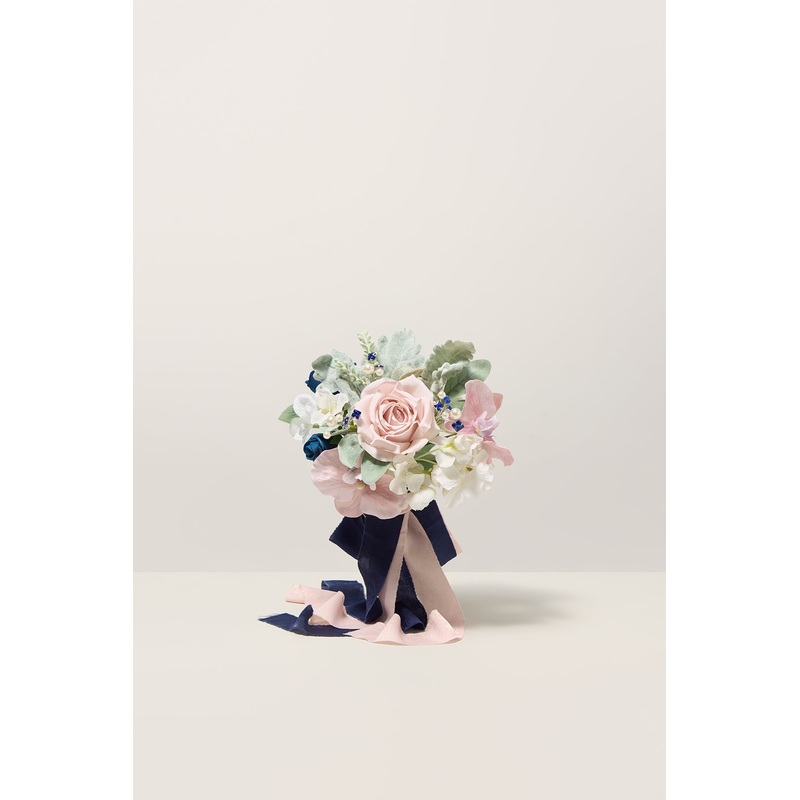 Bridesmaid Posy in Dusty Rose & Navy | Clearance