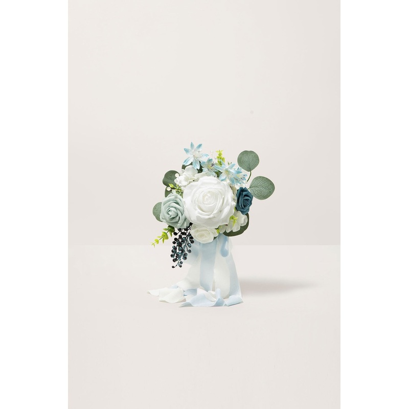 Bridesmaid Posy in Romantic Dusty Blue