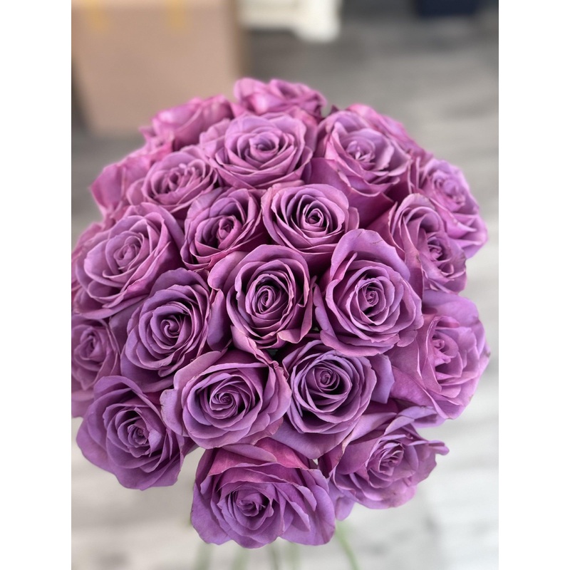 Luxury Lilac Rose Hand tied Bouquet(Pre order)