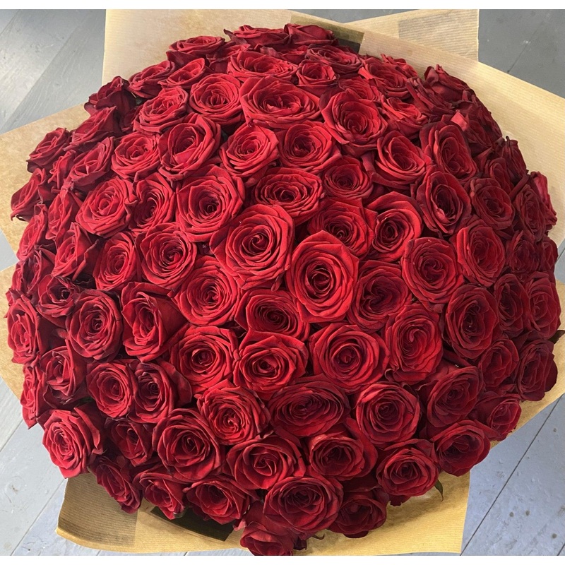 Naomi Red Rose Hand tied Bouquet