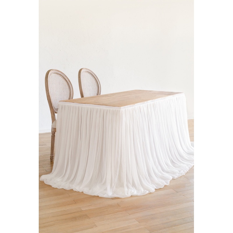 Table Skirt for Head Table/Sweetheart Table