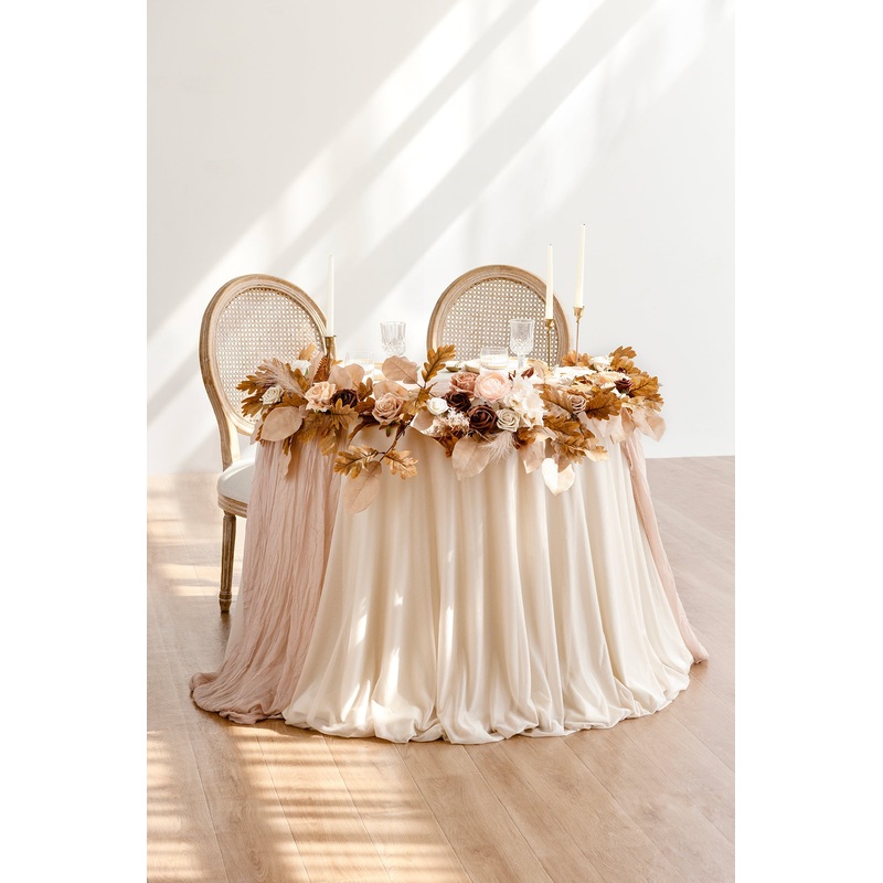 6ft Flower Garland in Rust & Sepia