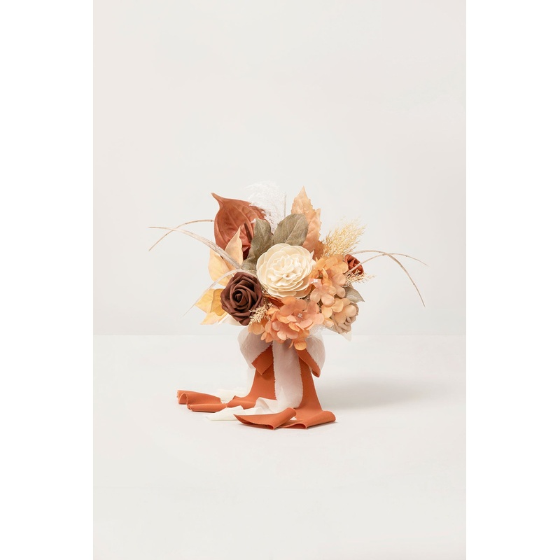 Bridesmaid Posy in Rust & Sepia | Clearance